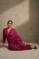 Wild Rose | Handloom Mul Cotton | Indidha Saree