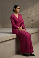 Wild Rose | Handloom Mul Cotton | Indidha Saree