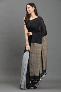 WOVEN TIDES | Pure Cotton | Indidha Saree
