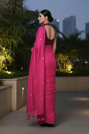 Rosette Dawn | Mul Cotton | Indidha Saree