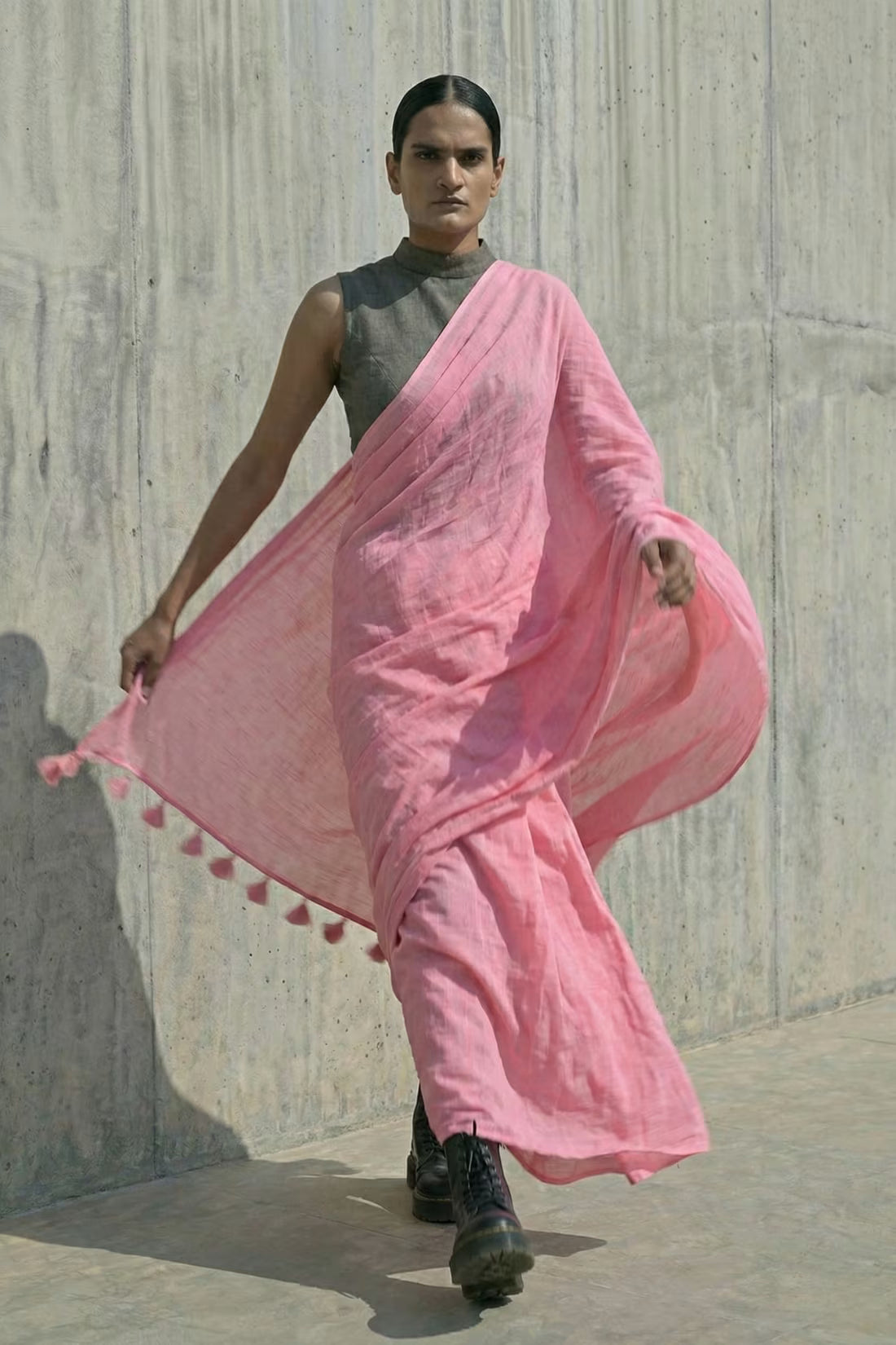 PETAL KISS | Mul Cotton | Indidha Saree