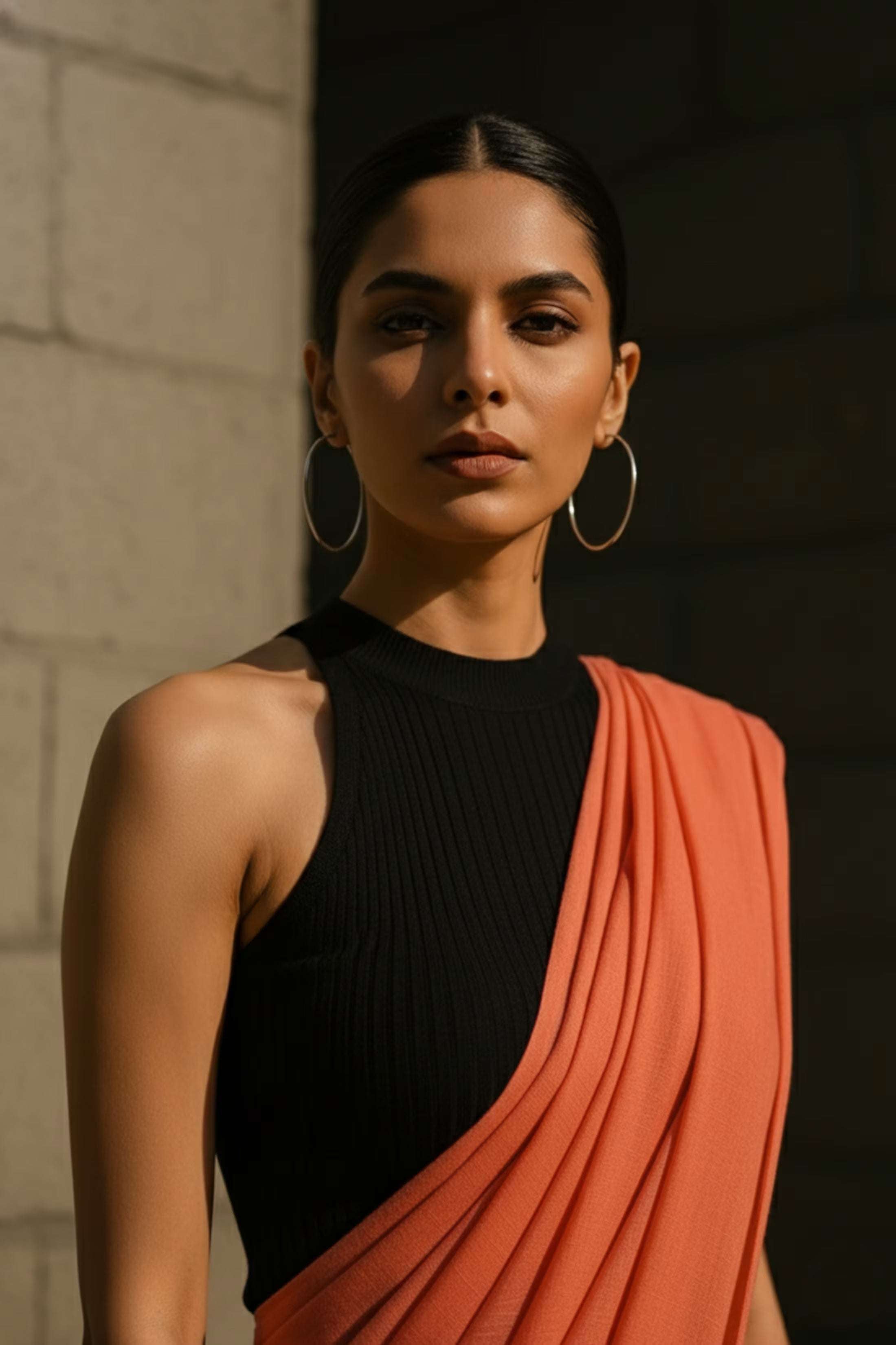 Molten Light | Mul Cotton | Indidha Saree