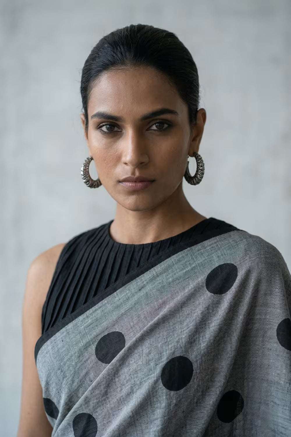 MONOCHROME MAGIC | Mul Cotton | Indidha Saree