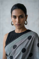 MONOCHROME MAGIC | Mul Cotton | Indidha Saree