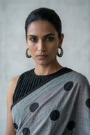 MONOCHROME MAGIC | Mul Cotton | Indidha Saree