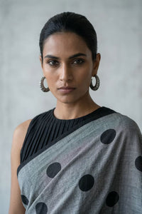 MONOCHROME MAGIC | Mul Cotton | Indidha Saree