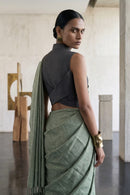 Measured Motion | Slub Cotton | Indidha Saree