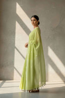 LIME ESSENCE | Mul Cotton | Indidha Saree