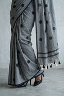 MONOCHROME MAGIC | Mul Cotton | Indidha Saree