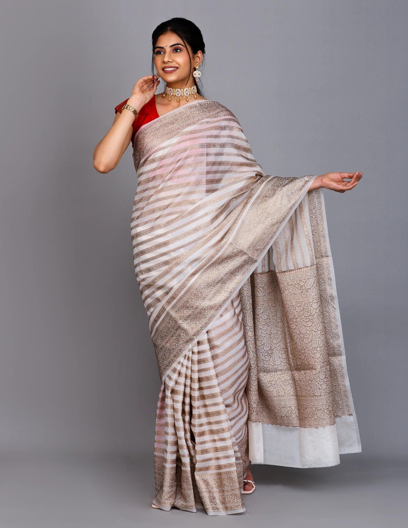GAMYA | Kota Silk Banarasi | Indidha Saree