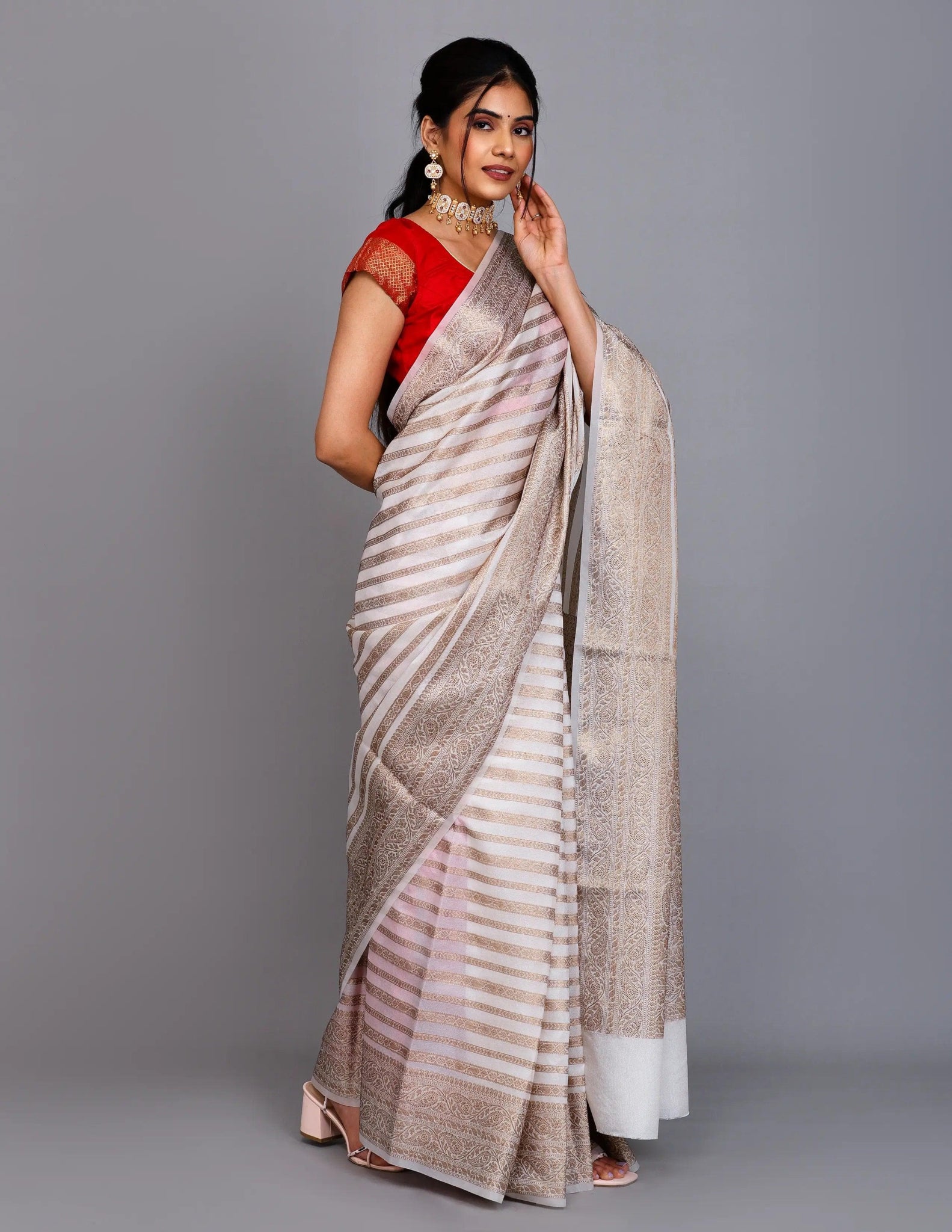 GAMYA | Kota Silk Banarasi | Indidha Saree