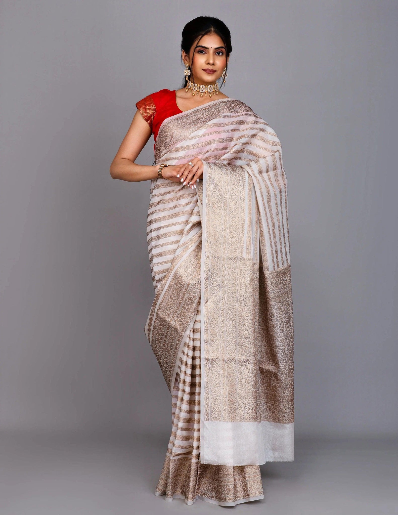 GAMYA | Kota Silk Banarasi | Indidha Saree