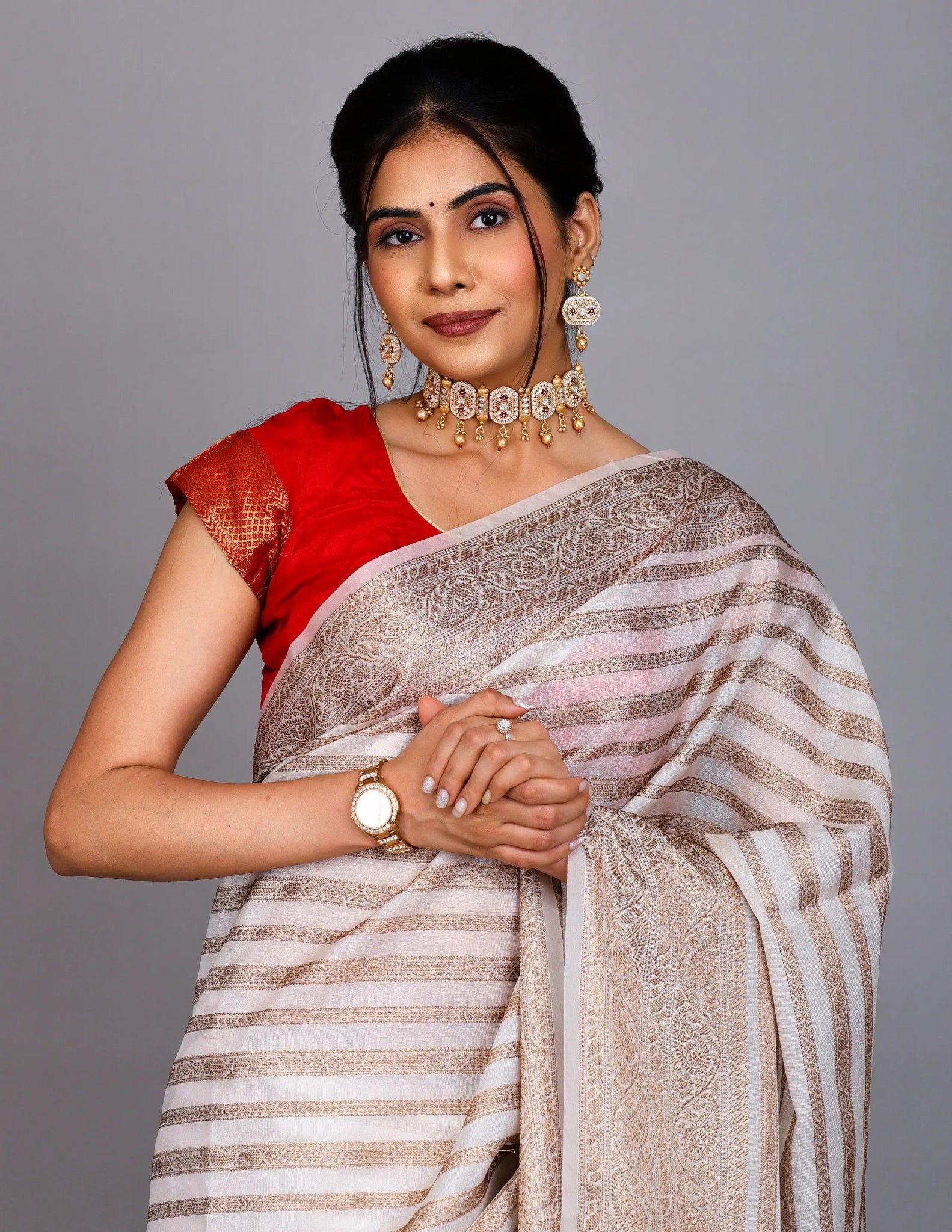 GAMYA | Kota Silk Banarasi | Indidha Saree