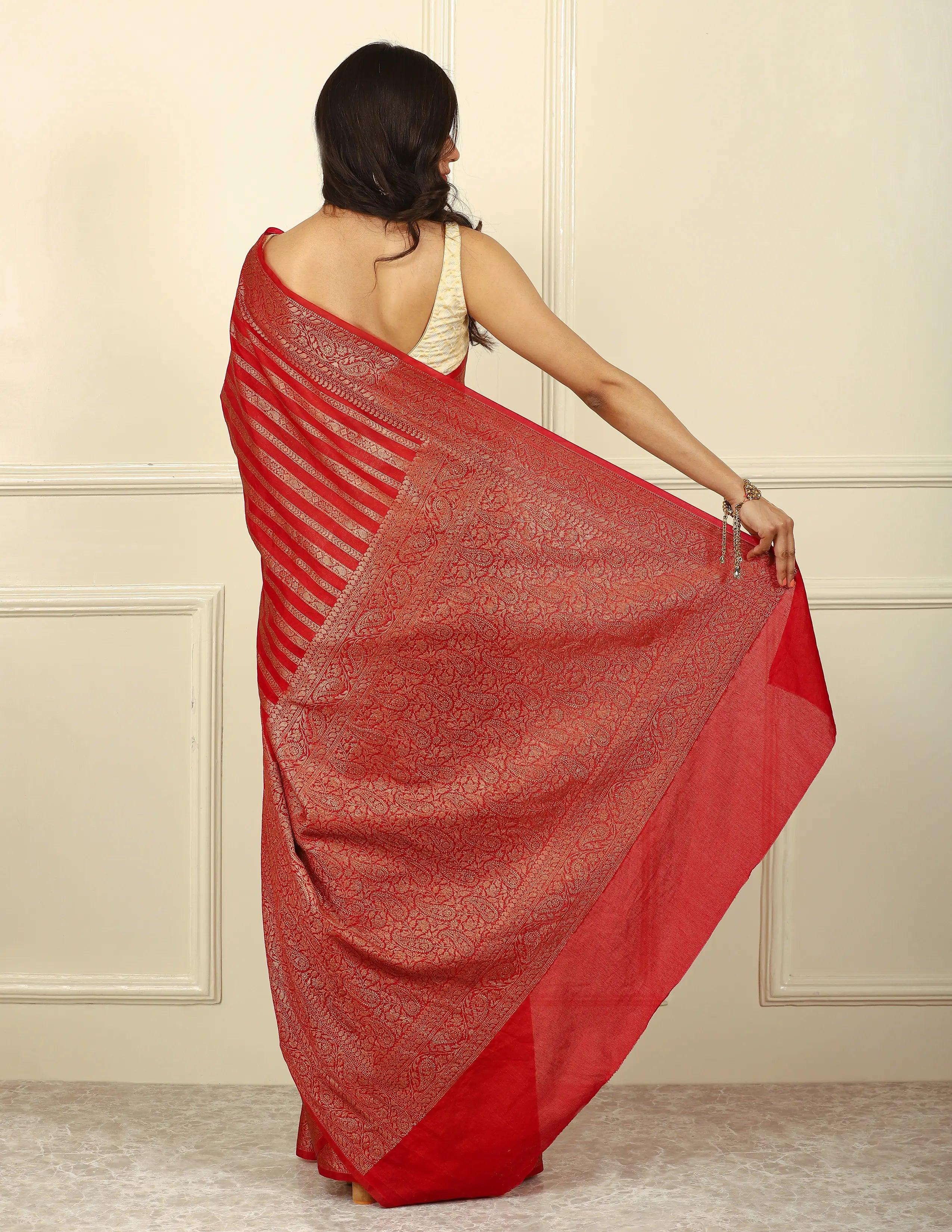 GANAVI | Kota Silk Banarasi | Indidha Saree