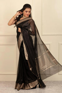 KOHINOOR | Organza with Banarasi Border | Indidha Saree