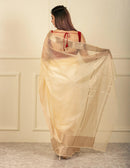 National Handloom, BGP Saree KOLAM | Organza with Banarasi Border | Indidha Saree