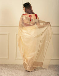 National Handloom, BGP Saree KOLAM | Organza with Banarasi Border | Indidha Saree