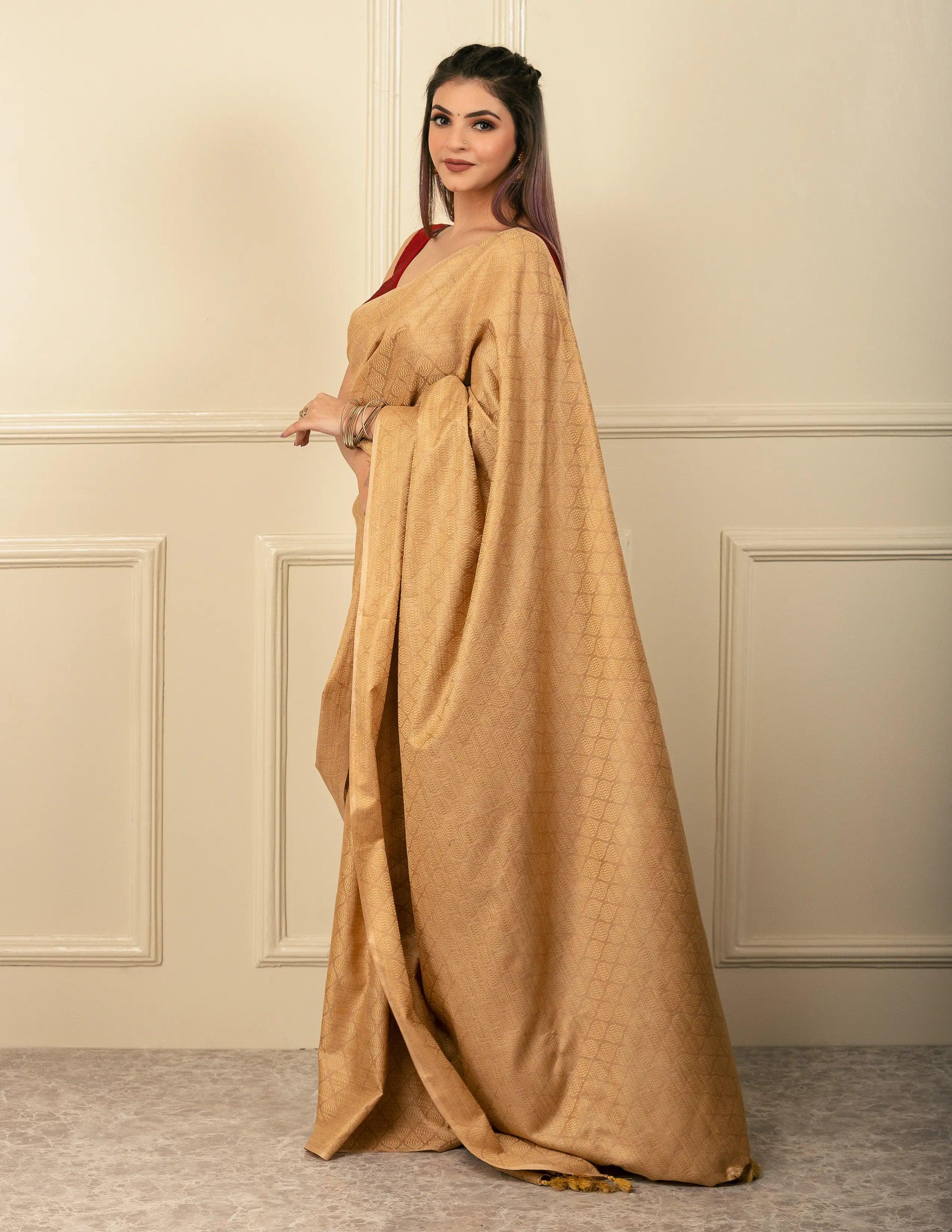 National Handloom, BGP Saree PURBA | Kota Silk | Indidha Saree