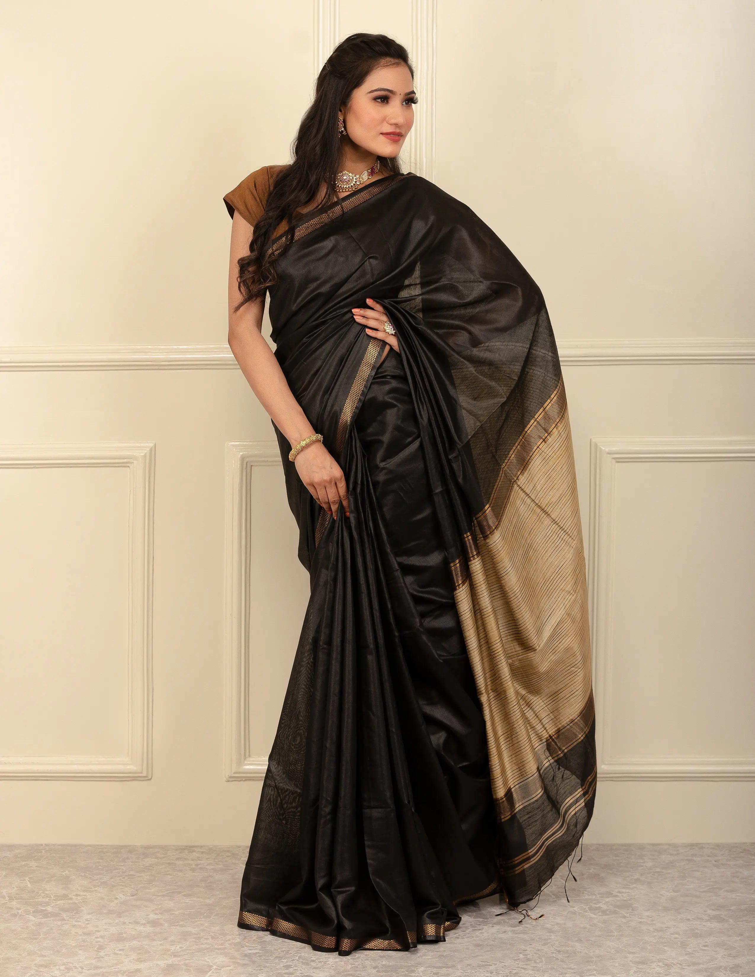 Surbhi Silk Fab, BGP Saree SANJH | Kota Viscose Zari | Indidha Saree