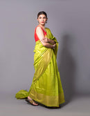 Ravi Kumar Bhagya Saree GOLDEN PARROT | Muga Silk | Indidha Saree