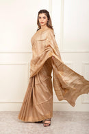 GRIT GAMINI | Tussar Ghicha Silk | Indidha Saree