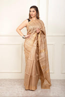 GRIT GAMINI | Tussar Ghicha Silk | Indidha Saree