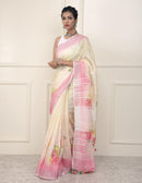 GULABI ROSE | Linen | Indidha Saree