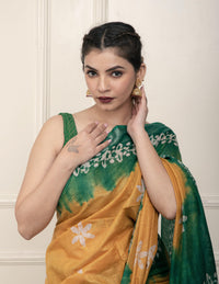 Bina Textile BGP Saree HARDI | Cotton | Indidha Saree