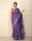 Bina Textile BGP Saree IVA | Cotton Slub | Indidha Saree