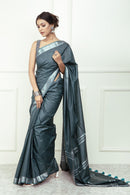 Bina Textile BGP Saree KAYA | Cotton Slub | Indidha Saree