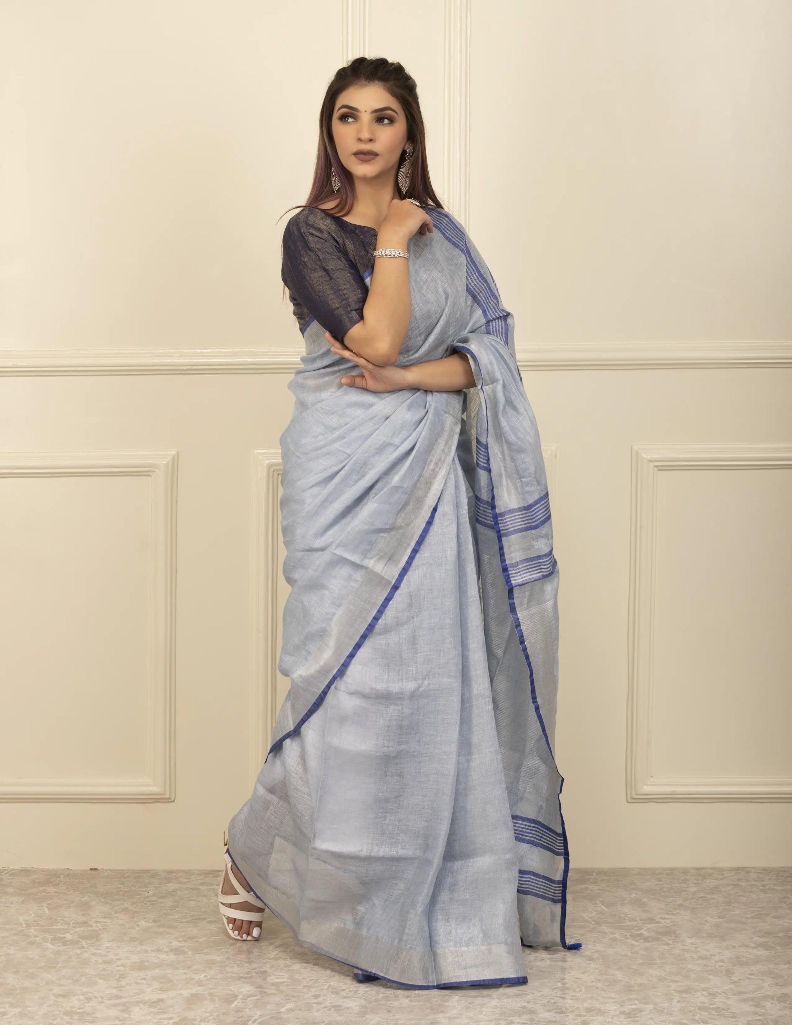 KIMAYA | Linen | Indidha Saree