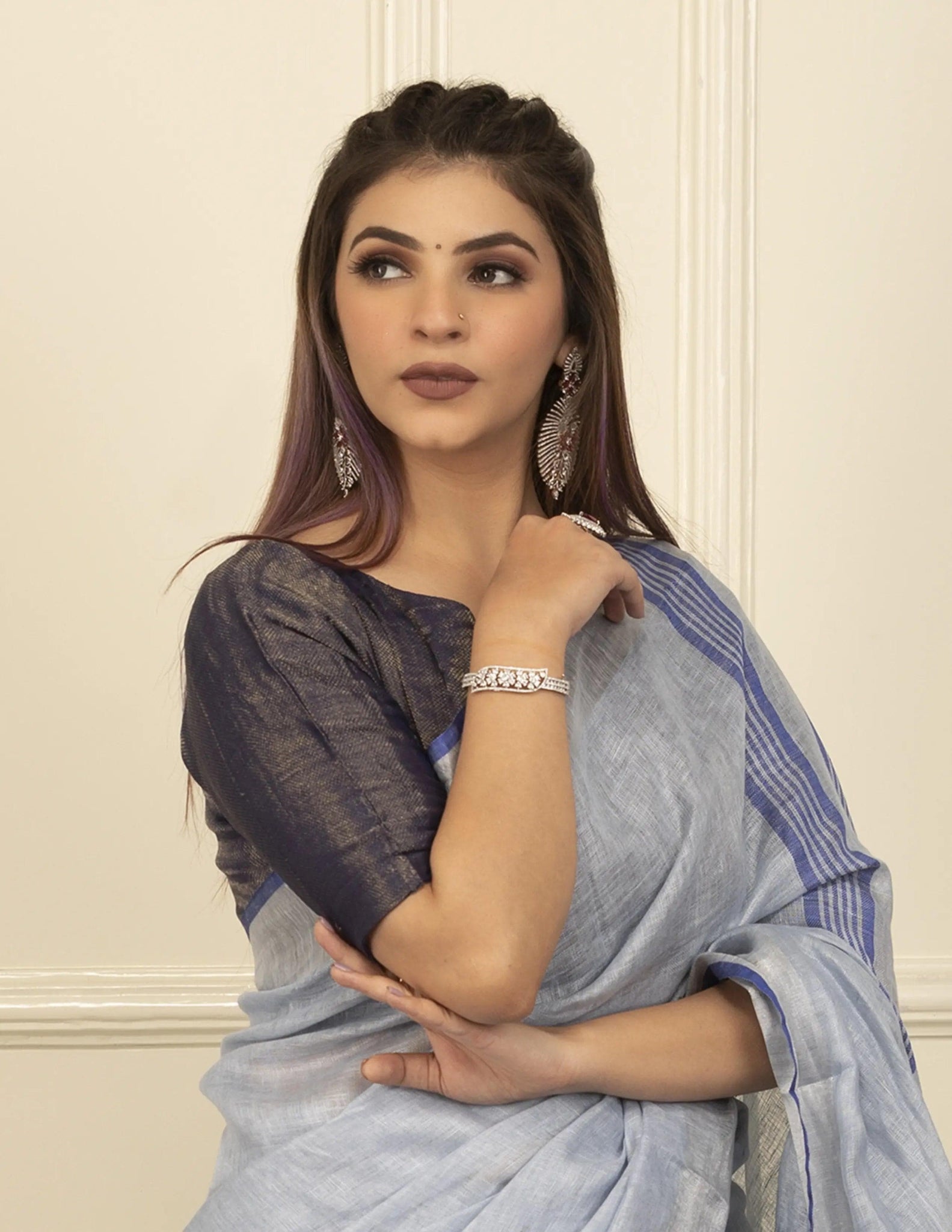 KIMAYA | Linen | Indidha Saree