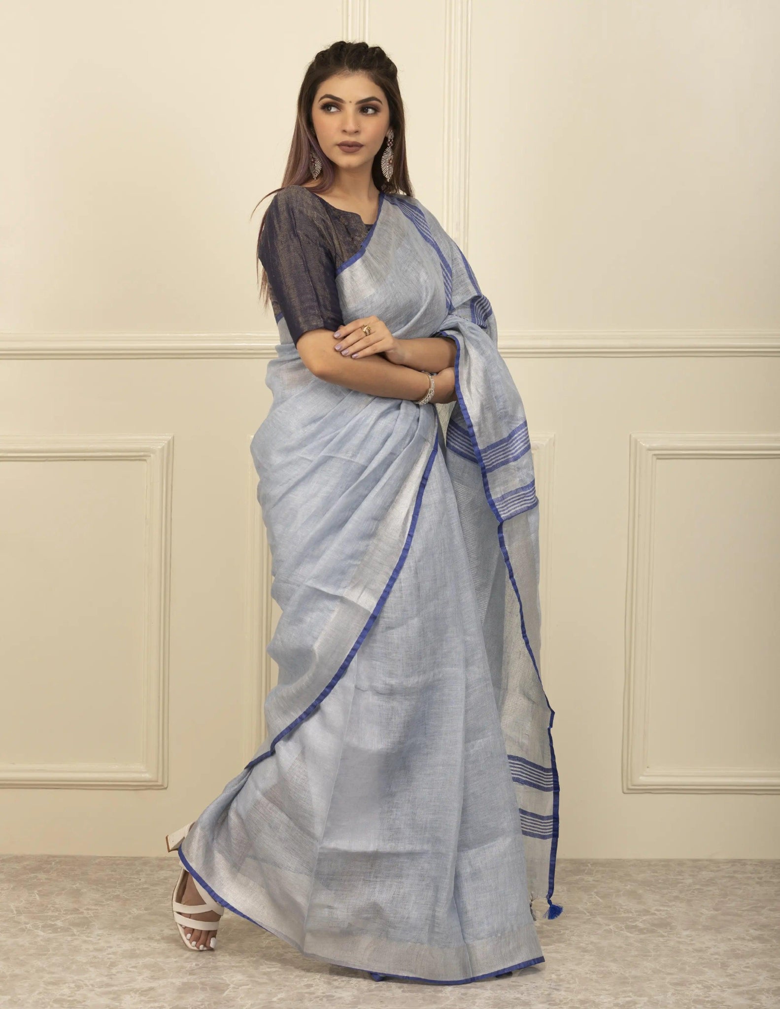 KIMAYA | Linen | Indidha Saree