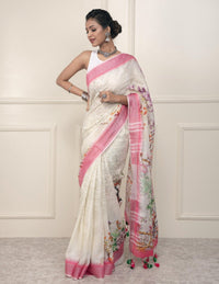 KUMUD | Linen | Indidha Saree