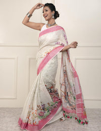 KUMUD | Linen | Indidha Saree