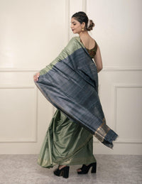 LAYLA | Viscose and Tussar Silk | Indidha Saree
