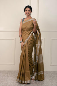 Bina Textile BGP Saree MILA | Cotton Slub | Indidha Saree