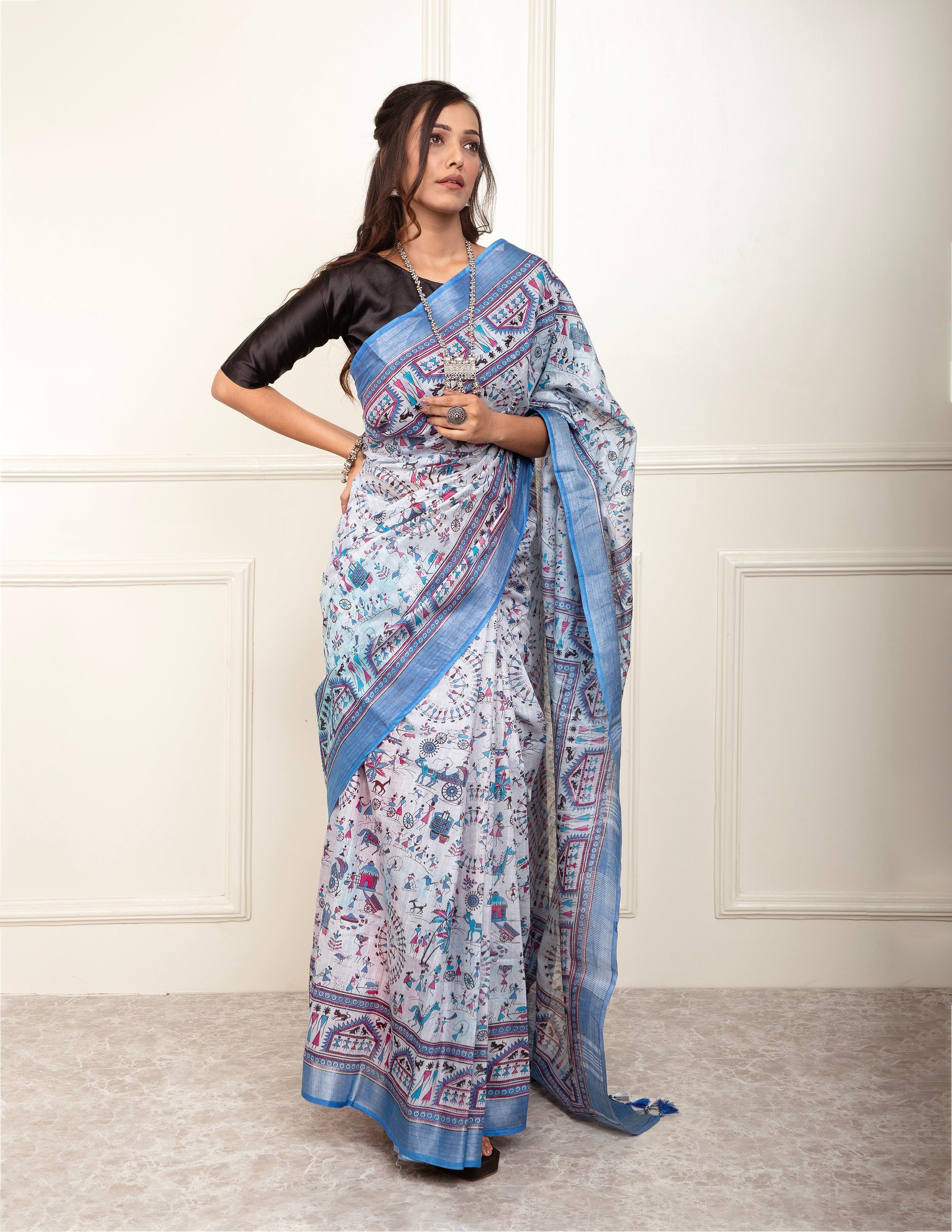 Bina Textile BGP Saree MOHDHAG | Cotton | Indidha Saree