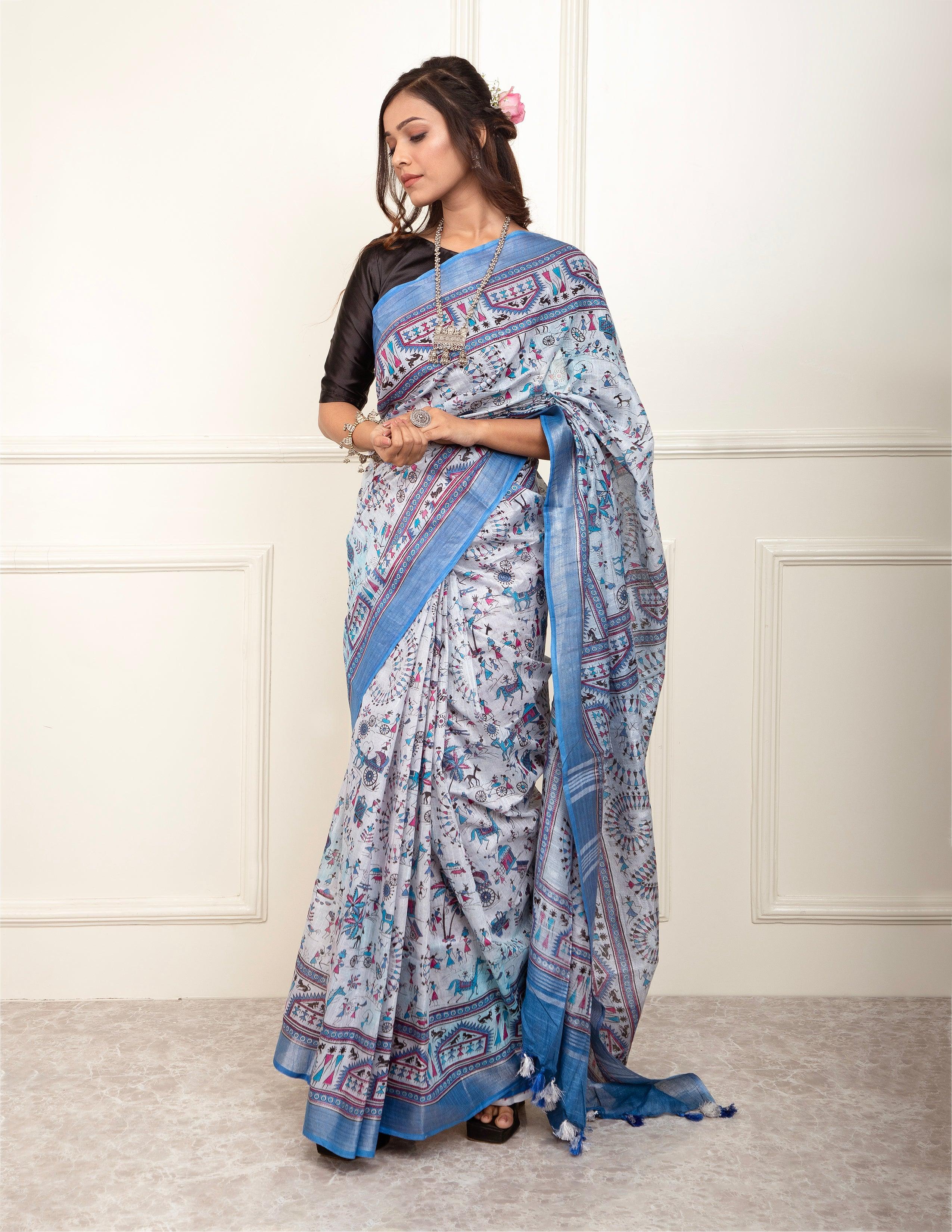 Bina Textile BGP Saree MOHDHAG | Cotton | Indidha Saree