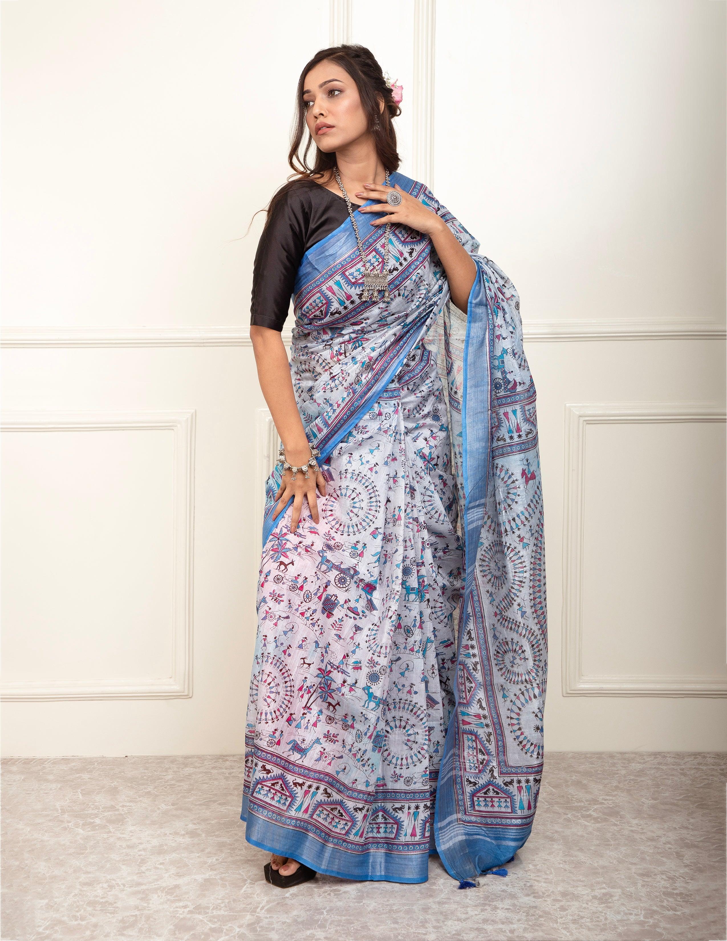 Bina Textile BGP Saree MOHDHAG | Cotton | Indidha Saree