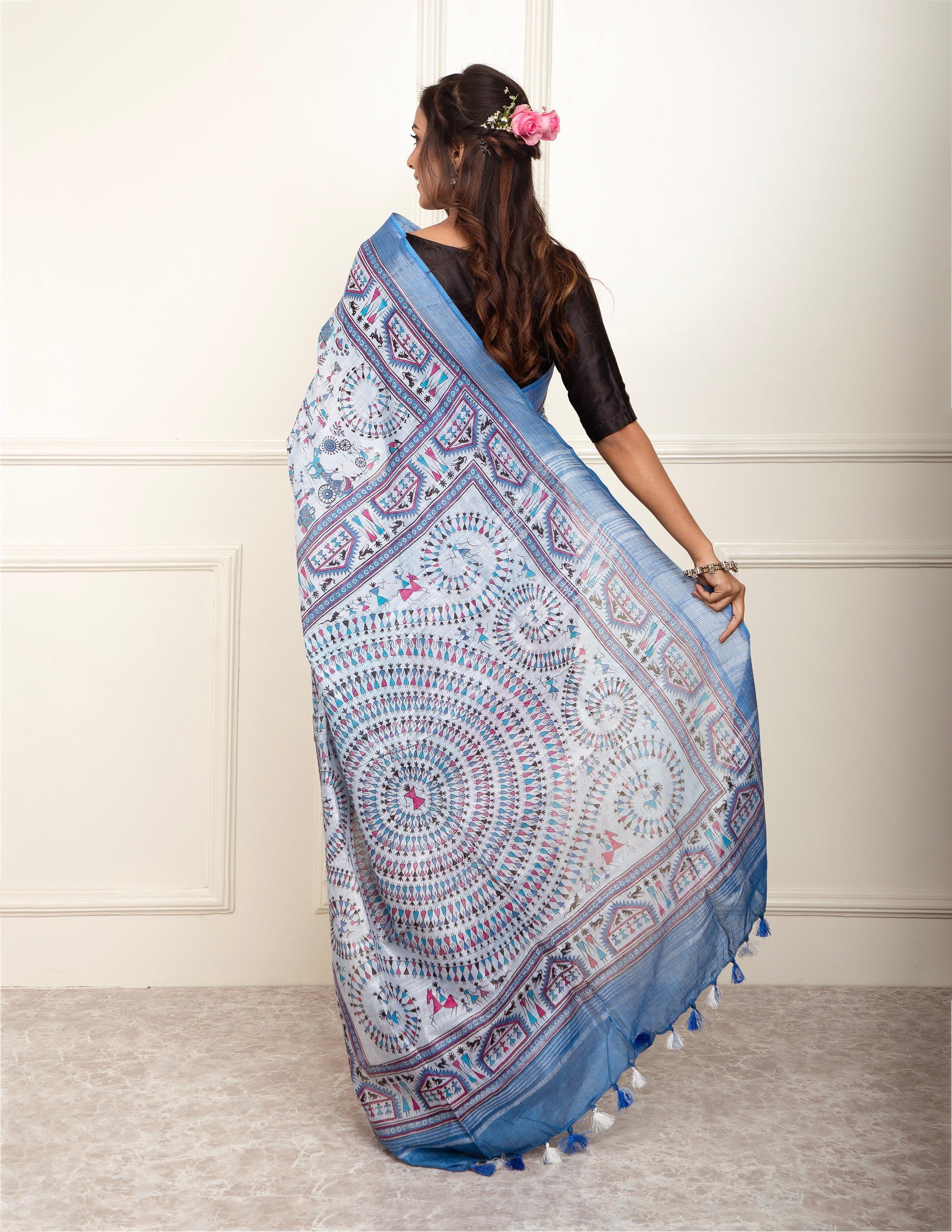 Bina Textile BGP Saree MOHDHAG | Cotton | Indidha Saree