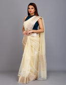 National Handloom, BGP Saree OPAL | Organza with Banarasi Border | Indidha Saree