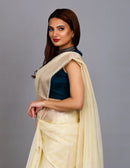 National Handloom, BGP Saree OPAL | Organza with Banarasi Border | Indidha Saree