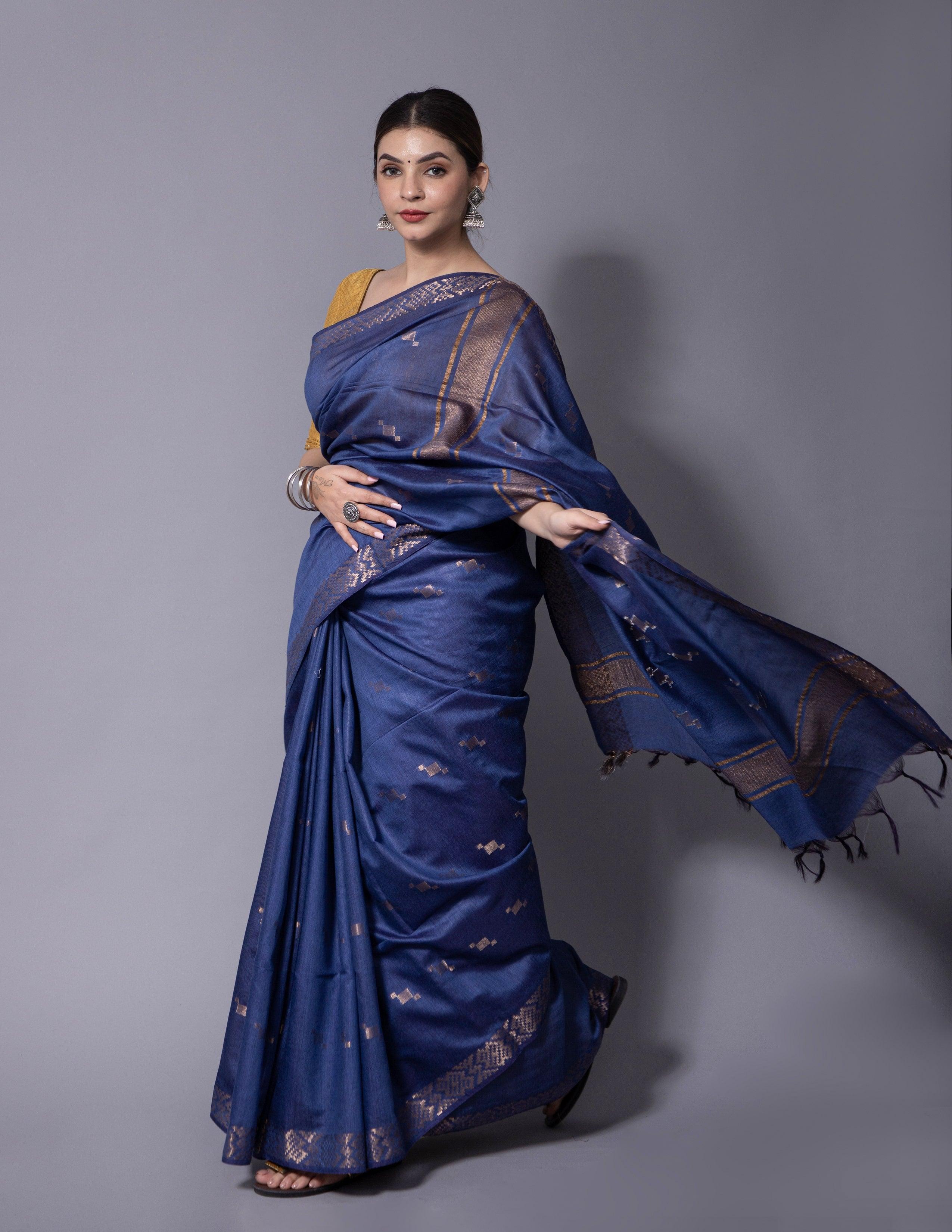 Shekhar Silk BGP Saree PIND | Katan Silk | Indidha Saree