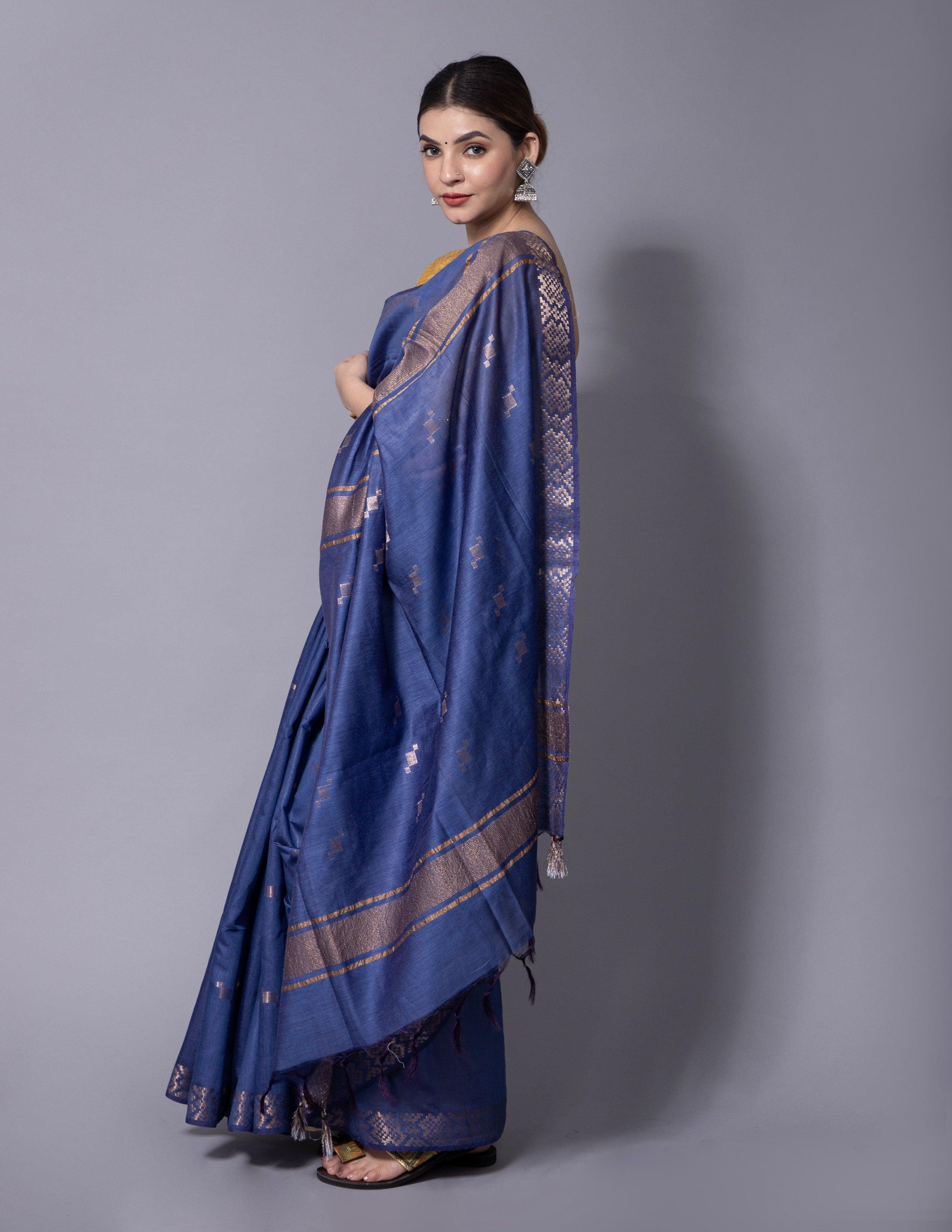 Shekhar Silk BGP Saree PIND | Katan Silk | Indidha Saree