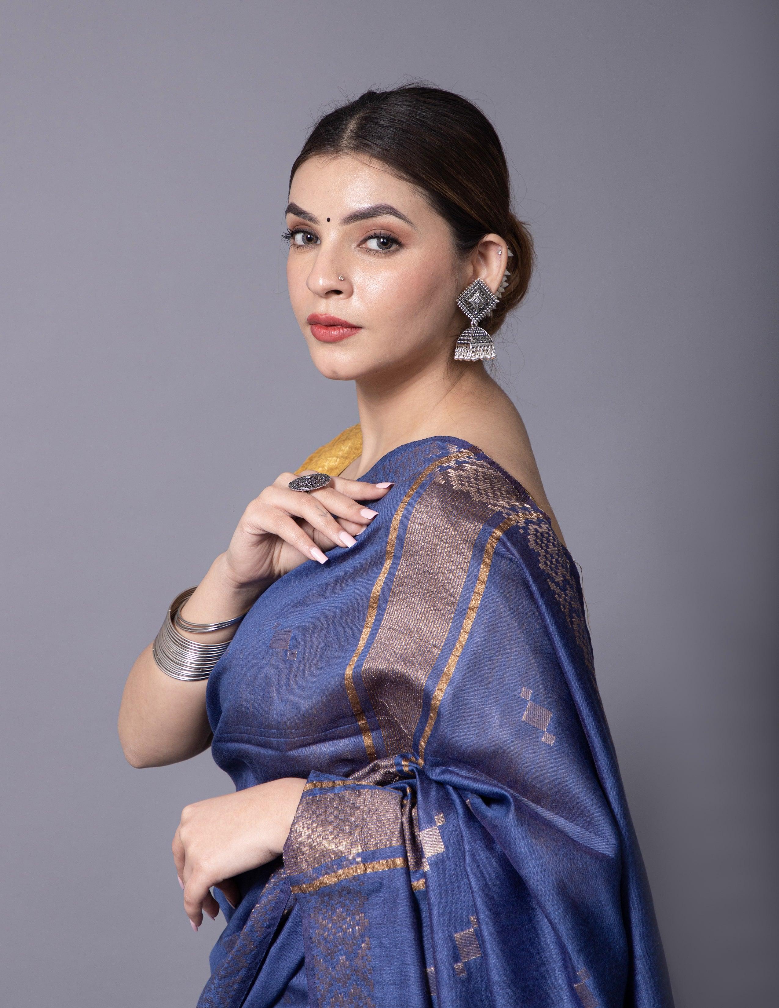 Shekhar Silk BGP Saree PIND | Katan Silk | Indidha Saree