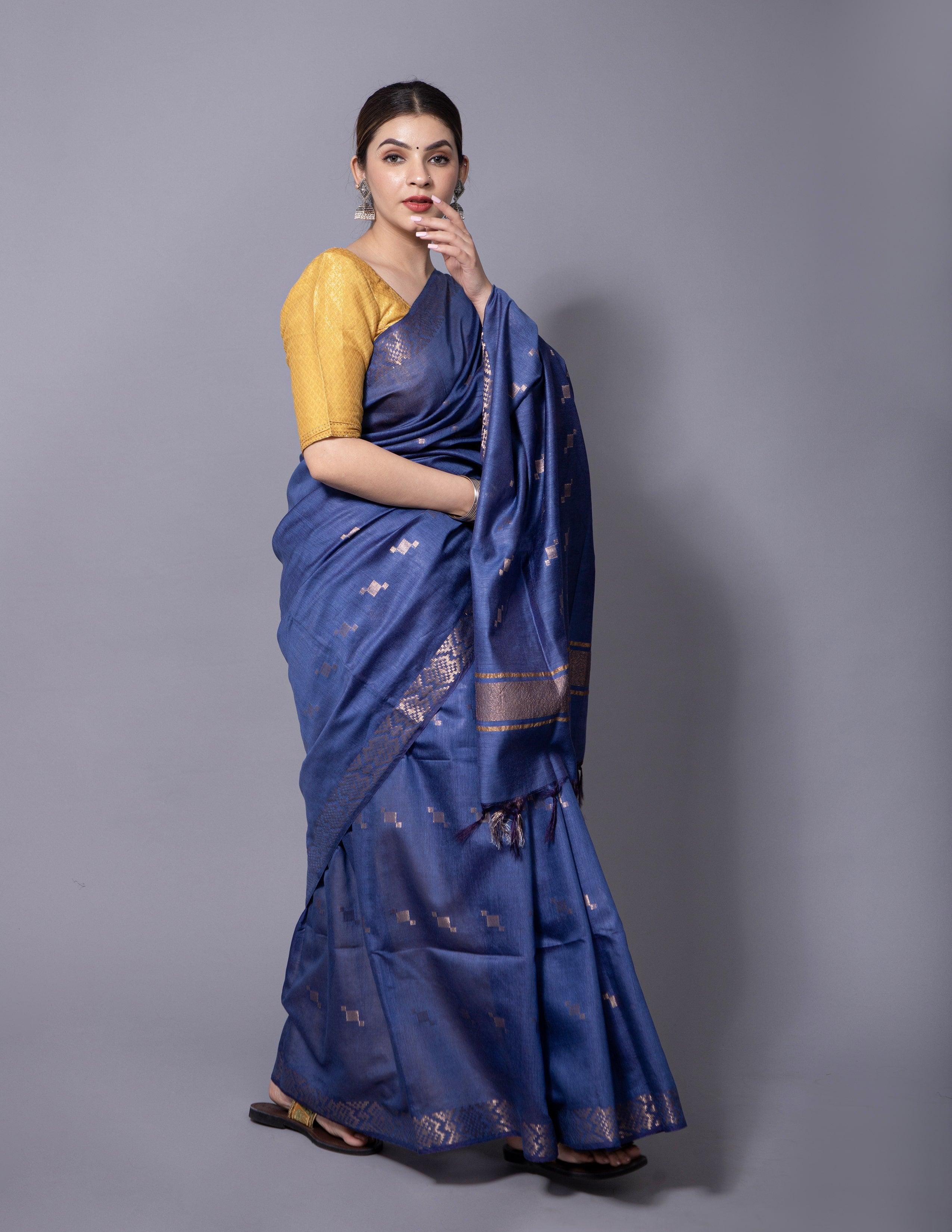 Shekhar Silk BGP Saree PIND | Katan Silk | Indidha Saree