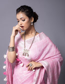 PINK LOVE | Linen | Indidha Saree