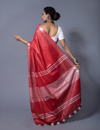 RED STONE | Cotton Slub | Indidha Saree