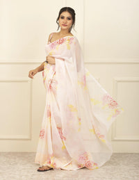 ROSEBERRY | Organza | Indidha Saree